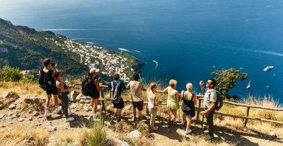 From Sorrento: Path of the Gods Guided Hike with Transfers