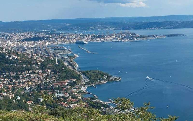 Napóleon-úti gyalogtúra Triesztben, Miramaréig