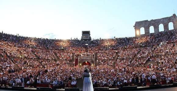From Lake Garda: Verona Arena Opera Ticket with Transfer