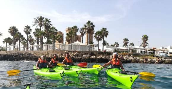 Gallipoli : excursion en kayak le long de la côte