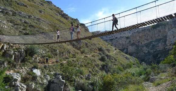 Matera : excursion aux Sassi, à la Murgia et au Pont Tibétain