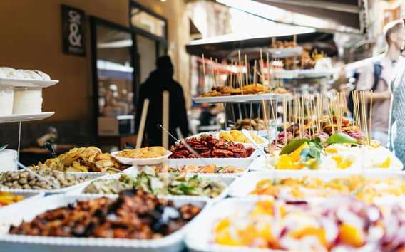 Tour gastronômico a pé em Palermo: Capo e Cidade Velha