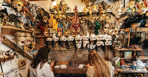 Venecia: Taller de Máscaras de Carnaval