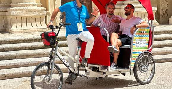 Bari: Visita de la ciudad en bici-rickshaw