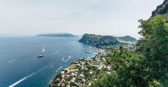 Sorrento: Wycieczka statkiem po wybrzeżu i Capri z opcją Błękitnej Groty