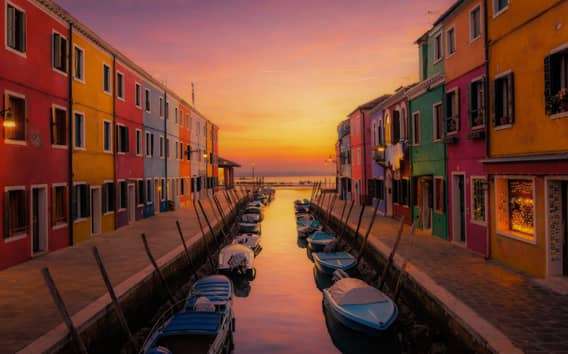 Tour en barco por Murano, Burano y Torcello, medio día