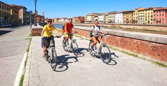 De Pisa a Lucca pela ciclovia de Puccini