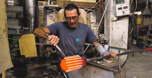 Murano: Experiencia de soplado de vidrio en la Fábrica de Gino Mazzuccato