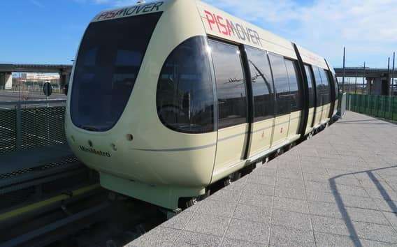 Pisa Mover: navetta tra aeroporto e stazione di Pisa
