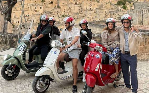 Vespatour in Matera met Alessandro langs de Sassi