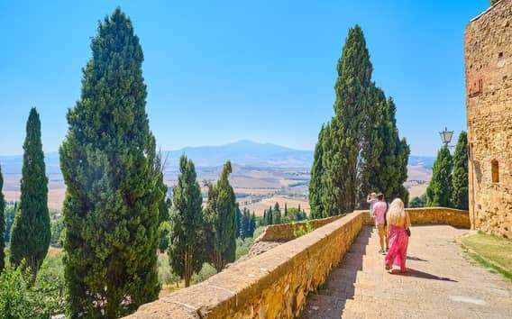 Z Florencie: Zájezd do Val d'Orcia s ochutnávkou vín
