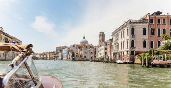 Venecia: Traslado en taxi acuático desde el aeropuerto Marco Polo