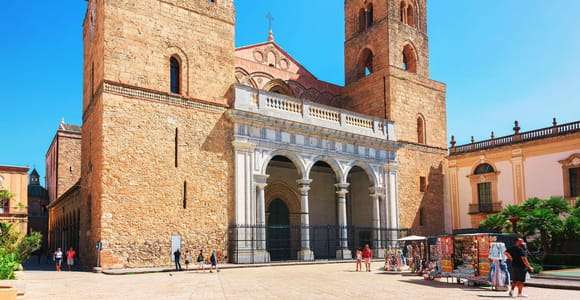 Desde Palermo: Viaje de ida y vuelta en furgoneta o autobús a Monreale
