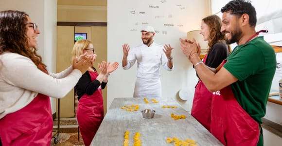 Rome: Pasta maken met wijn, limoncello en dessert