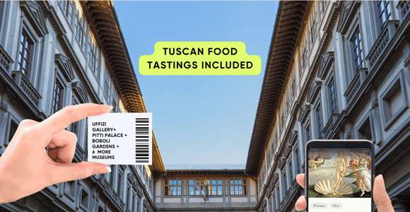 Florens: Uffizi, Pitti Palace & Boboli Kombinerat 5-dagars pass
