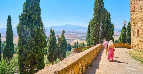 Från Florens: Val D'Orcia-tur med vinprovning