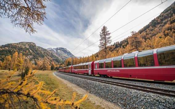 Bernina Express vanuit Milaan met tijd in St. Moritz
