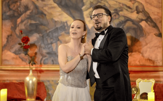 Operaconcert in het paleis van Verona met Prosecco