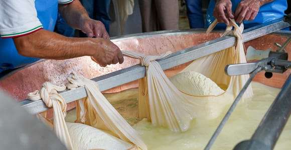 Från Milano: Parmesan- och skinktur med tåg i 1:a klass