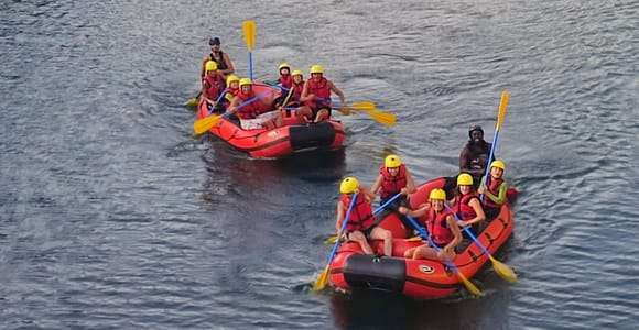 Lucques : Rafting doux pour les familles