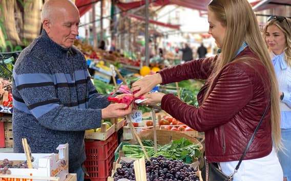 Palermo: Tour gastronómico de rua e de degustação no mercado local