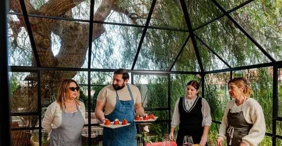 Clase de cocina: aprende a hacer «espaguetis a la asesina» en el campo de Ostuni