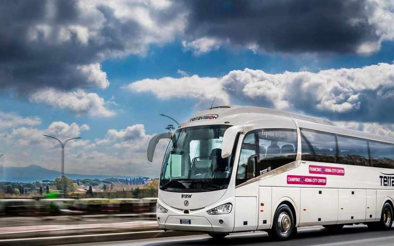 Navette aéroport Fiumicino – gare Termini, bus direct