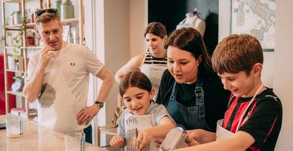 Verona: aula de fabricação de gelato