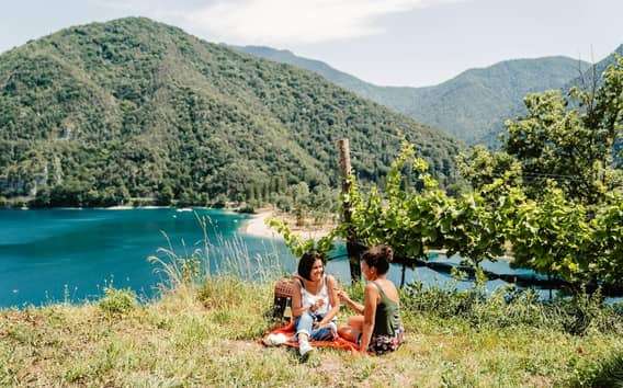 Lago Ledro: Wine Pic Nic com uma vista deslumbrante sobre o lago