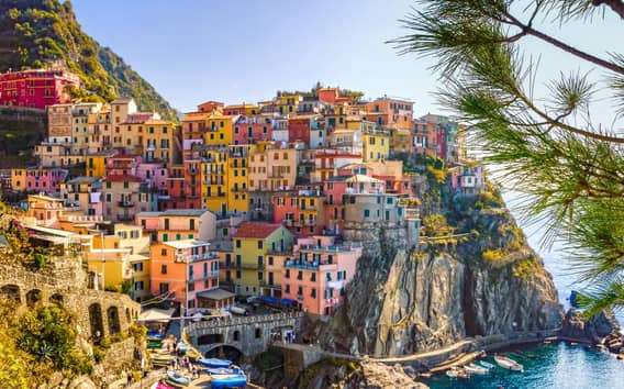 Wycieczka pociągiem do Cinque Terre z La Spezia i pilotem