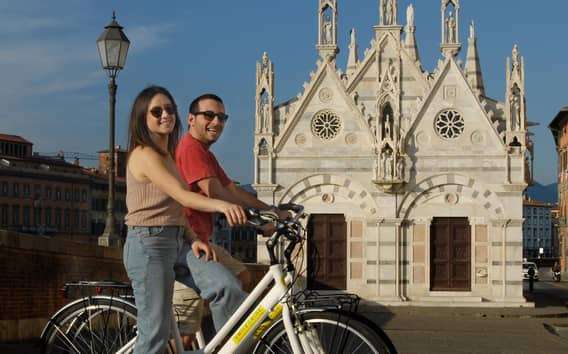 Pisa: Centro Histórico Autoguiado en Bicicleta