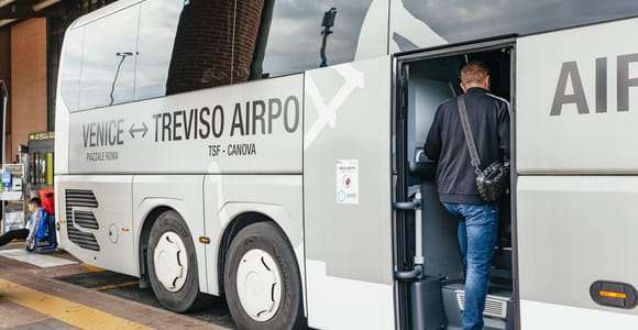 Aeropuerto de Treviso a Mestre y Venecia en autobús exprés