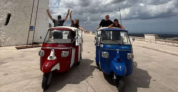 Ostuni: tour panorámico de la Ciudad Blanca en Ape car 100 % ecológico