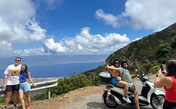 Scootertour door Messina naar het heiligdom van Dinnammare