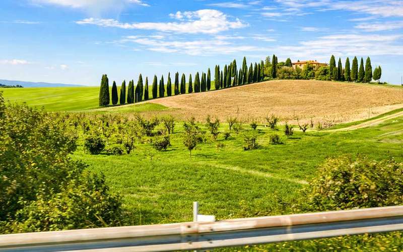 Val d'Orcia borturné: Montepulciano, Pienza, Montalcino