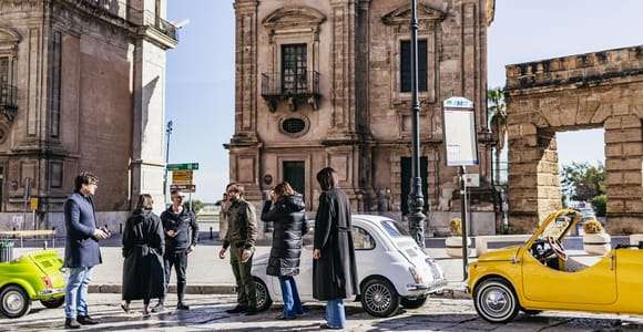 Palermo: tour turístico en Fiat 500 de época