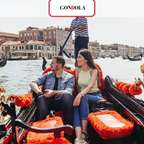 Gondelfahrt Canal Grande mit App-Kommentar und VR-Felze