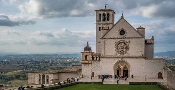 Assise : Visite guidée privée de la basilique Saint-François