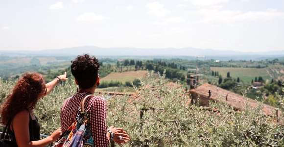 Toscana: Dagsutflykt till Pisa, Siena, San Gimignano och Chianti