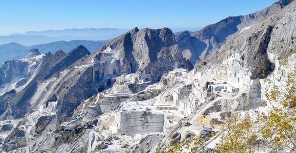 Colonnata: Carrara-Marmor-Steinbrüche Tour mit dem Jeep