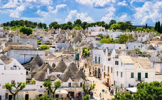 Z Lecce: Prohlídka Ostuni, Alberobella, Polignana