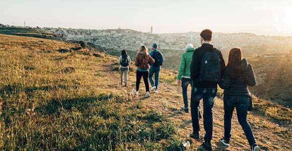 De Matera : visite des églises rocheuses du parc de la Murgia