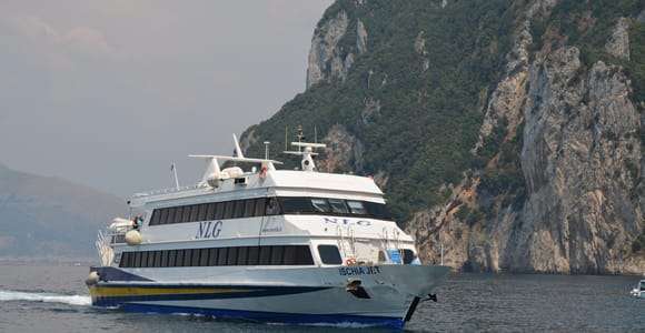 Salerne : Amalfi, Capri, Positano Ferry journée complète