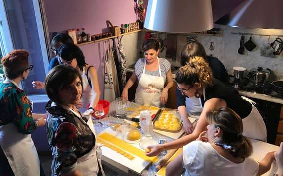 Messina: Privéles Pasta maken bij iemand thuis