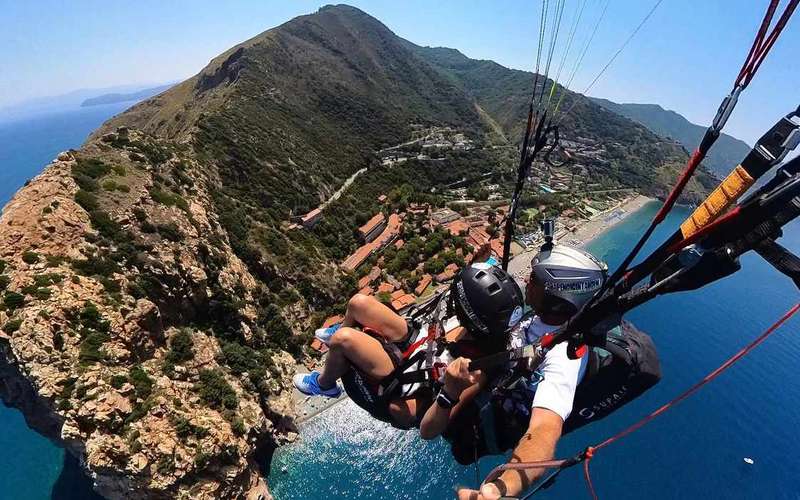 Palermo: Tandem Paragliding Fly photo/video GOPRO13 INCLUDED