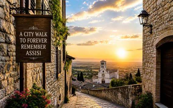 Ein Stadtspaziergang zur ewigen Erinnerung Assisi - Stadtrundfahrt