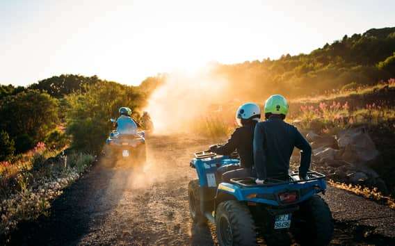 Quad-Tour auf dem Ätna ab Nicolosi mit Lavatunneln
