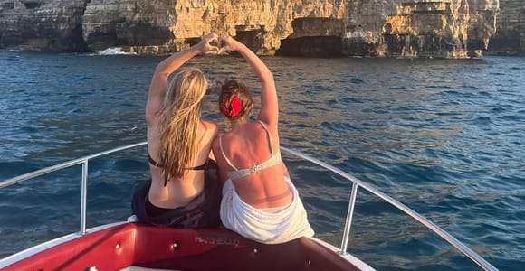 Polignano Grotten: Rondvaart met snorkelen & aperitief