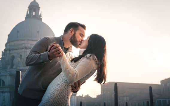 Venetië: Privé gondeltocht met fotoshoot