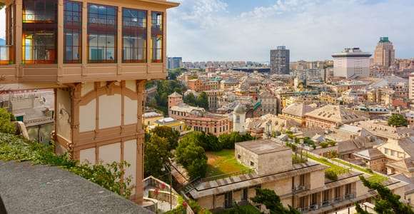 Gênes : Visite guidée panoramique de la ville avec funiculaire et collation